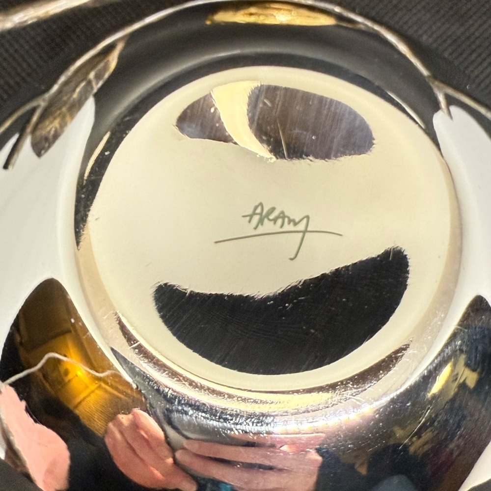 Vintage Boho Michael Aram Lemonwood Nut Bowl - Picture 6 of 11